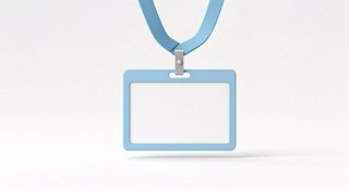 Blue ID Card Mockup