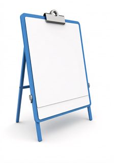 standing display easel