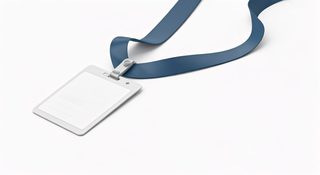 blank id lanyard