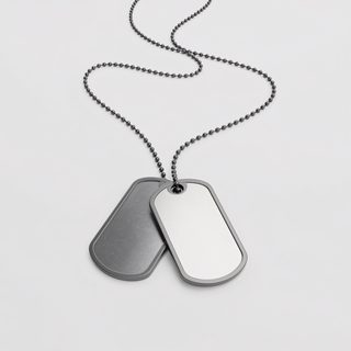 blank dog tags