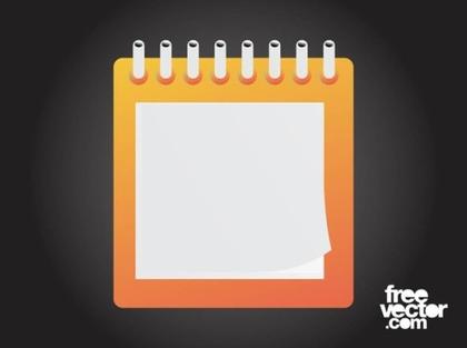 Blank Notepad Free Vector