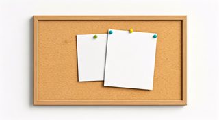 cork board mockup
