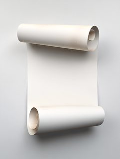Blank Scroll Unfurled