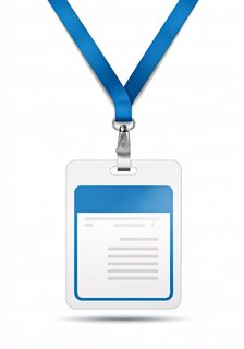 blue id badge
