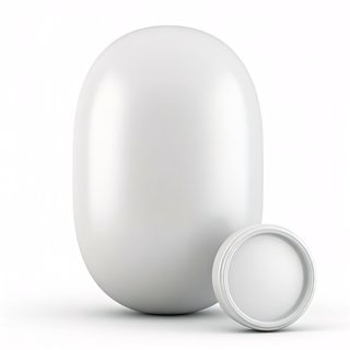 blank cosmetic jar
