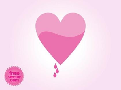 Bleeding Heart Free Vector