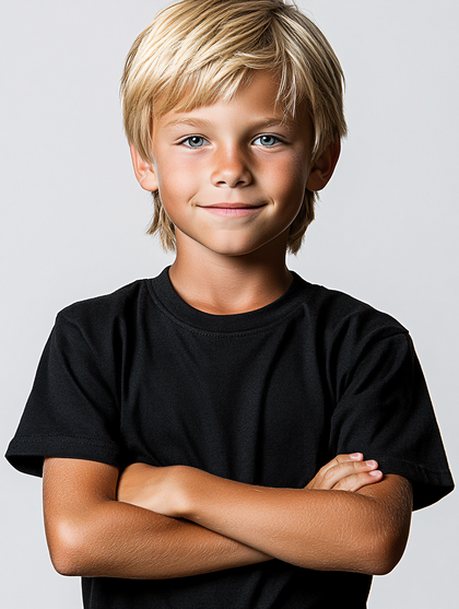 Blonde Boy Portrait