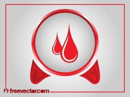 Blood Donation Icon Free Vector