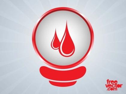 Blood Donation Icon Free Vector