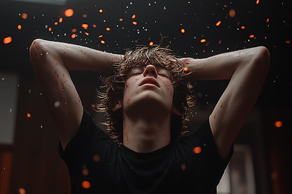 Blood-Spattered Portrait