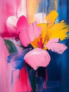 Blooming Flower Painting