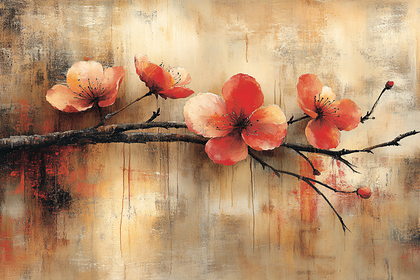 Blossom Branch Painting