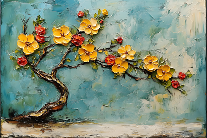 Blossoming Branch Painting