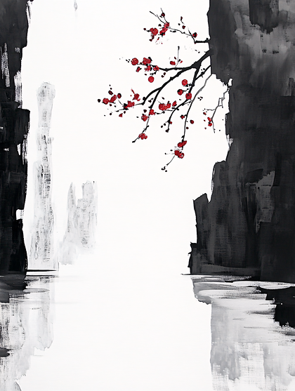 Blossoming River