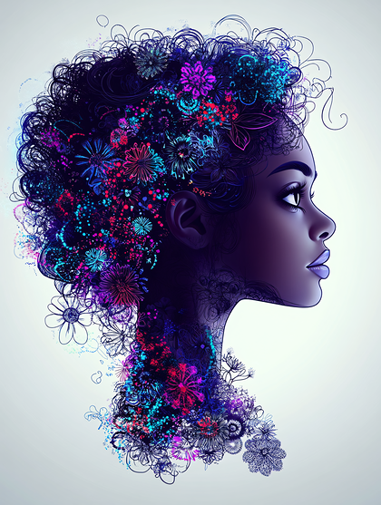 Blossoms of Color: A Portrait