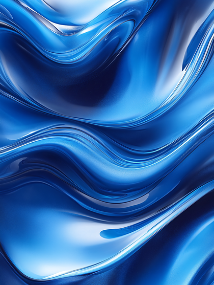 Blue Abstract Waves