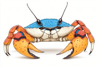 Blue Crab Illustration