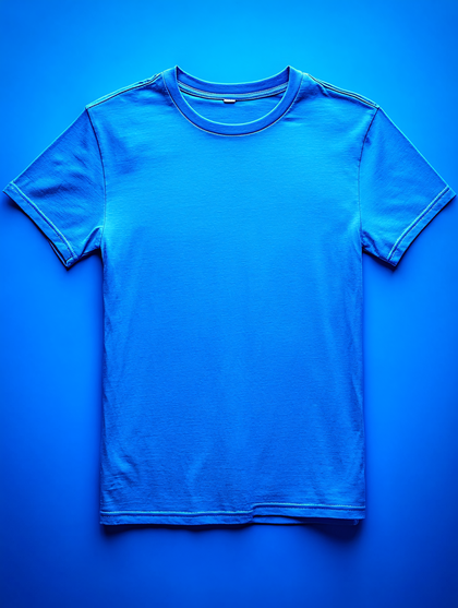 Blue Crew Neck T-Shirt
