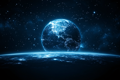 Blue Earth Space View