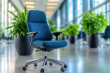 Blue Ergonomic Office Chair