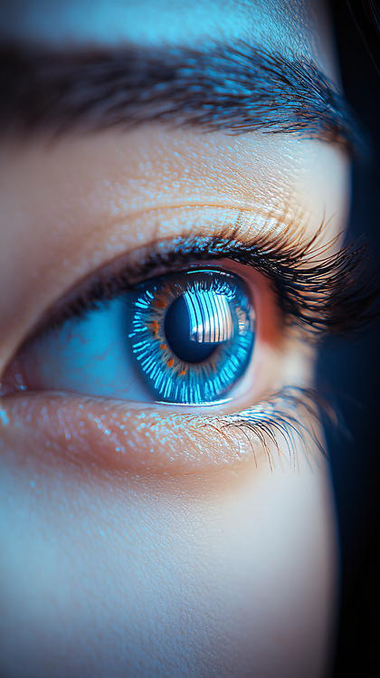 Blue Eye Detail