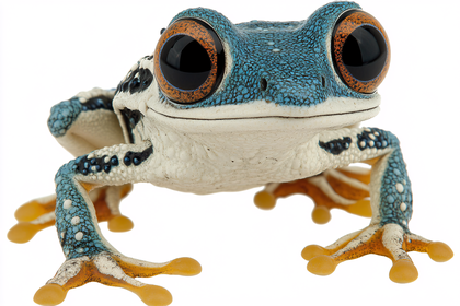 Blue-Eyed Frog Close-Up