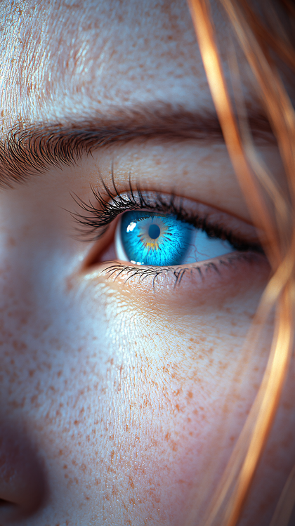 Blue Eyed Gaze
