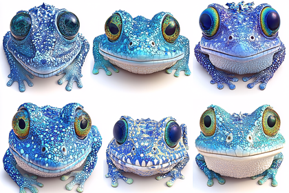 Blue Frogs Collection