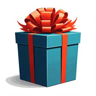 blue gift box