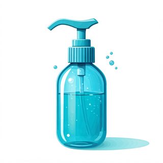 Blue Hand Sanitizer