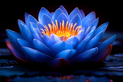 Blue Lotus Flower