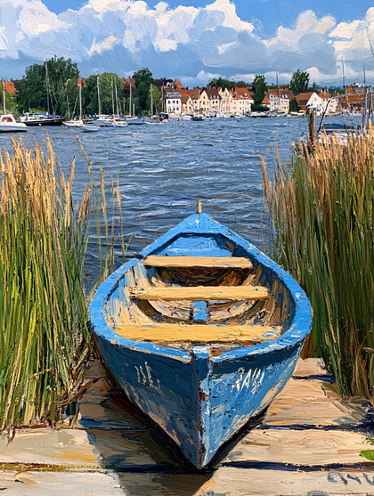 2 Rowboat Painting | Free Vectors, Photos, Artwork Images | 123Freevectors