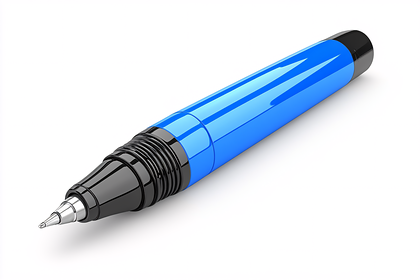 Blue Technical Pen
