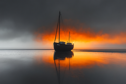 Boat At Golden Hour