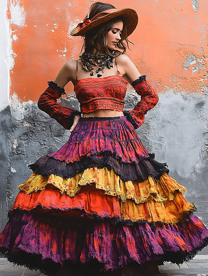 Boho Fashion Model