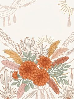 boho floral arrangement