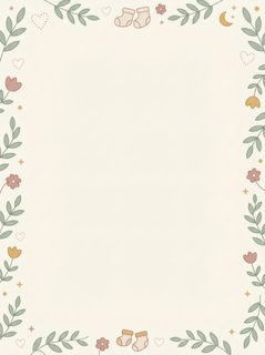 boho baby border