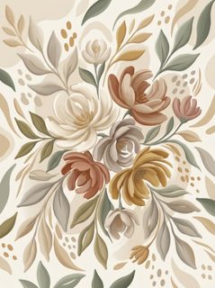 boho floral illustration
