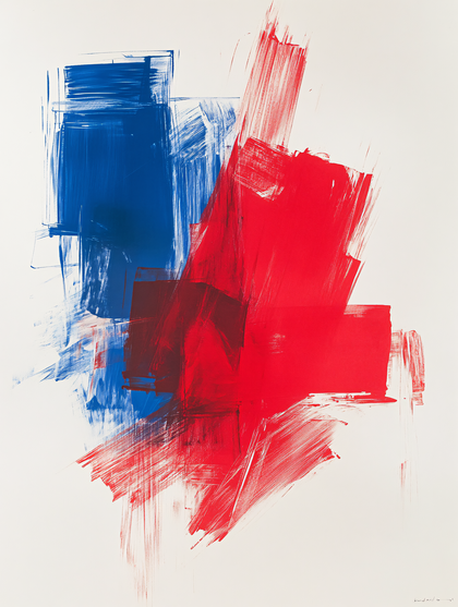 Bold Abstract Brushstrokes Painting