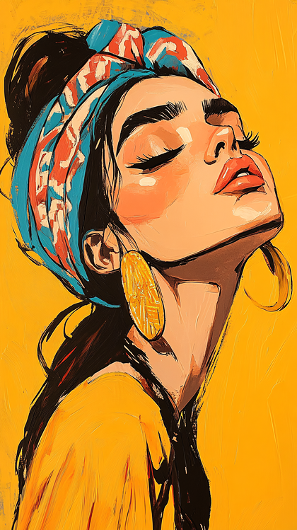 Bold Portrait Of A Woman