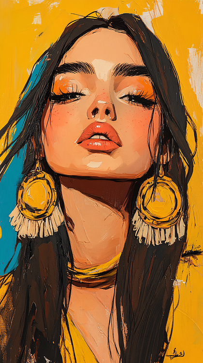 Bold Portrait Of A Woman