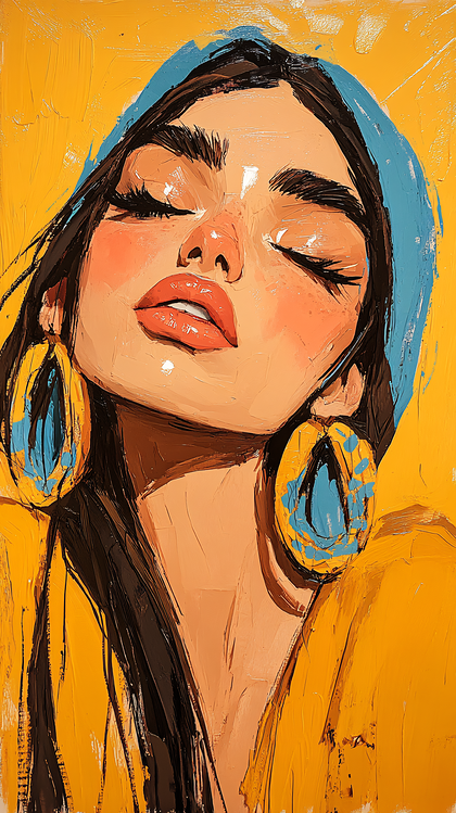 Bold Portrait Of Woman