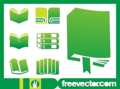 Books Icons Free Vector