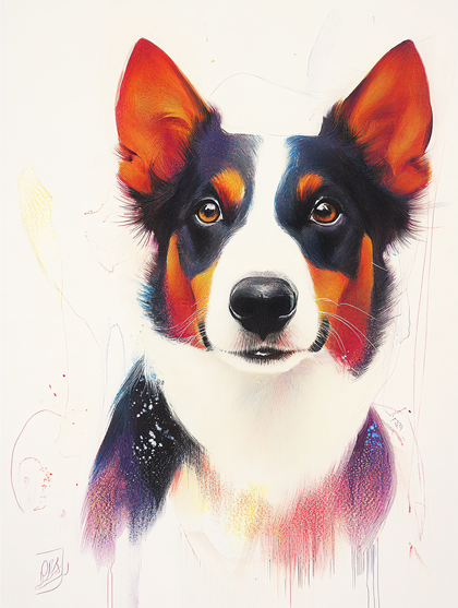 Border Collie Portrait