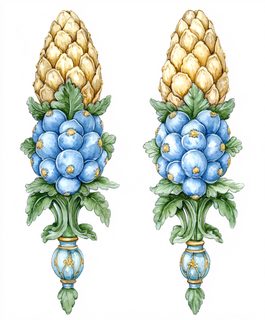 Botanical Decorative Ornaments