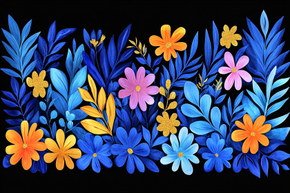 Botanical Floral Arrangement