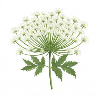 angelica flower illustration