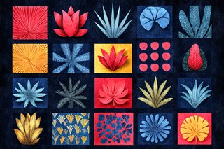 Botanical Mosaic Tile