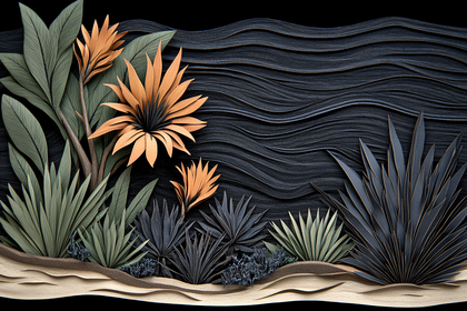 Botanical Papercraft Garden