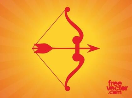 Bow and Arrow Free Vector